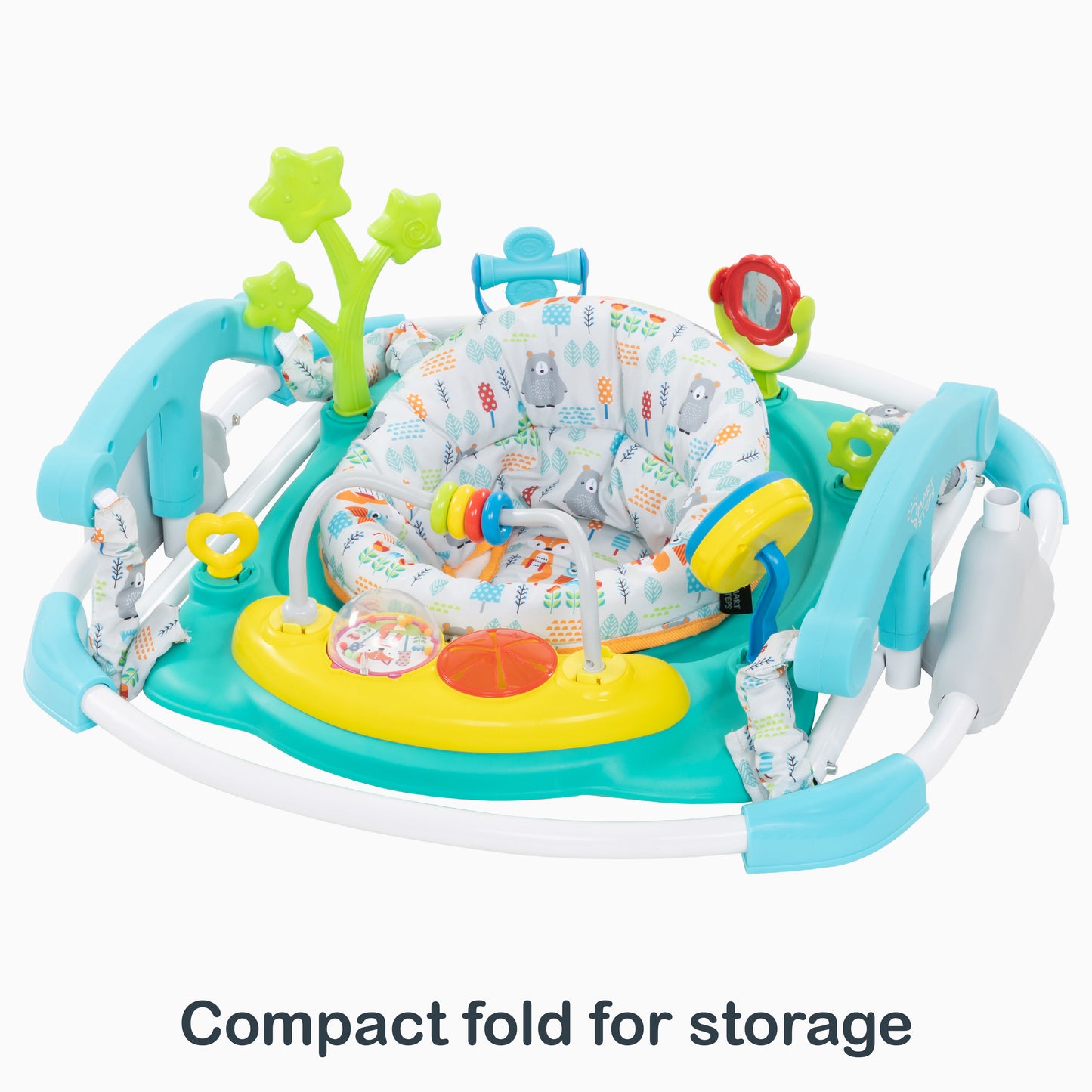 Compact fold for storage from the Smart Steps Bounce N' Play Jumper