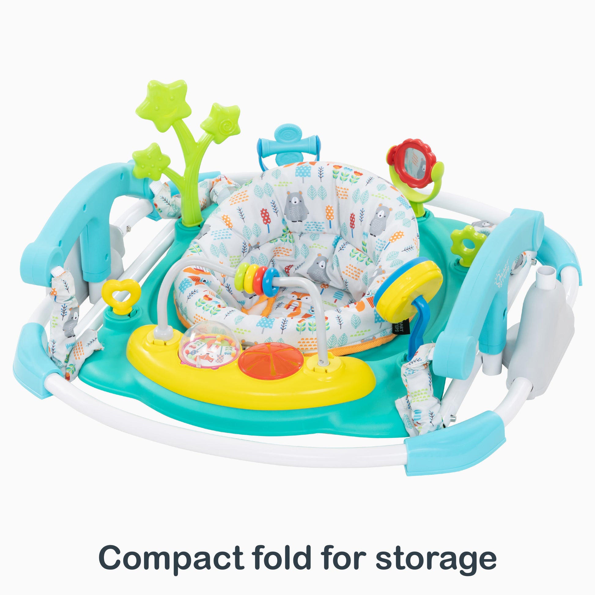 Compact fold for storage from the Smart Steps Bounce N' Play Jumper